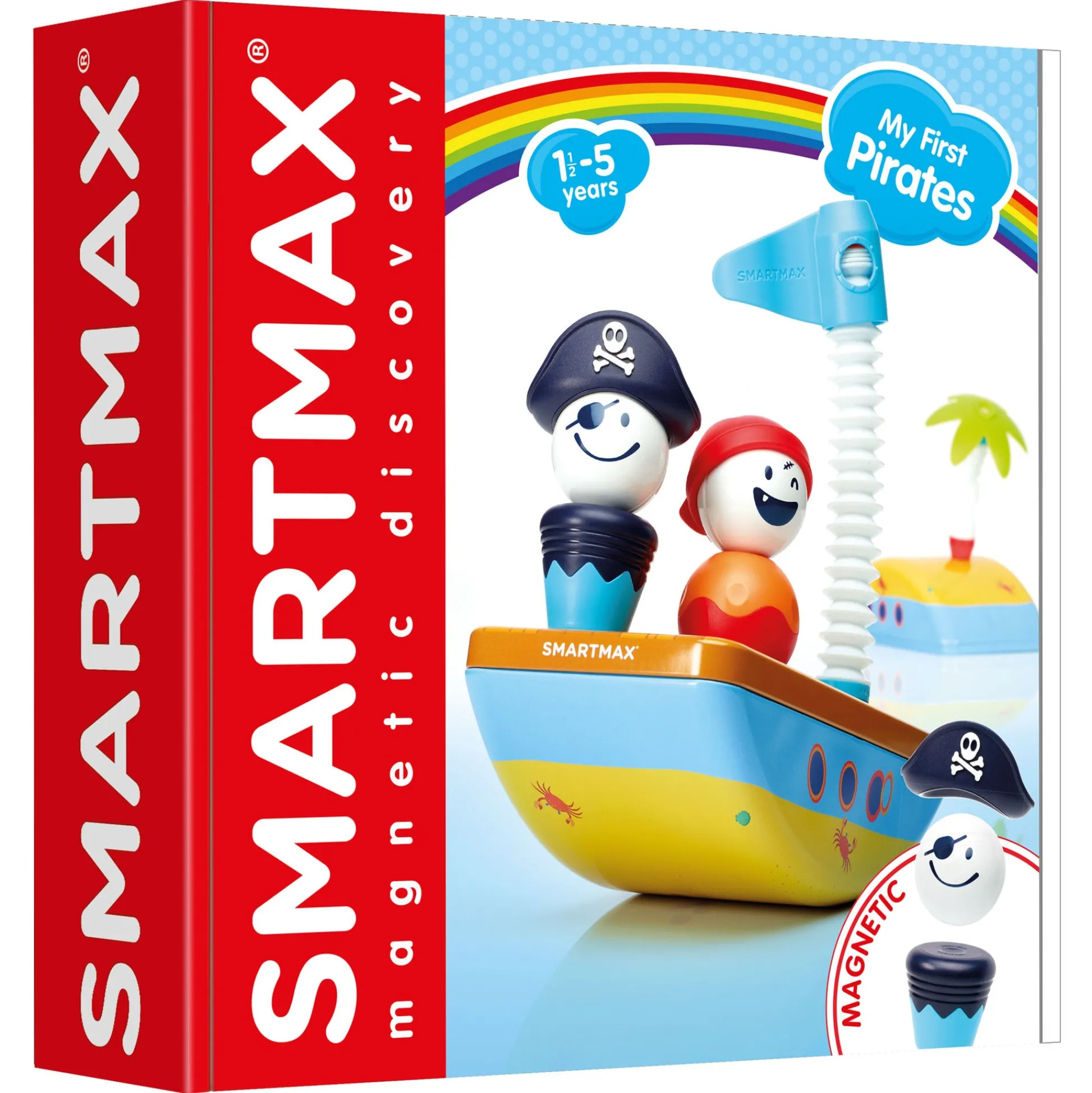 Educators Resource SmartMax My First Pirates Magnetic Adventure Playset* Preschool Education Toys & Activities|Preschool Figures & Playsets