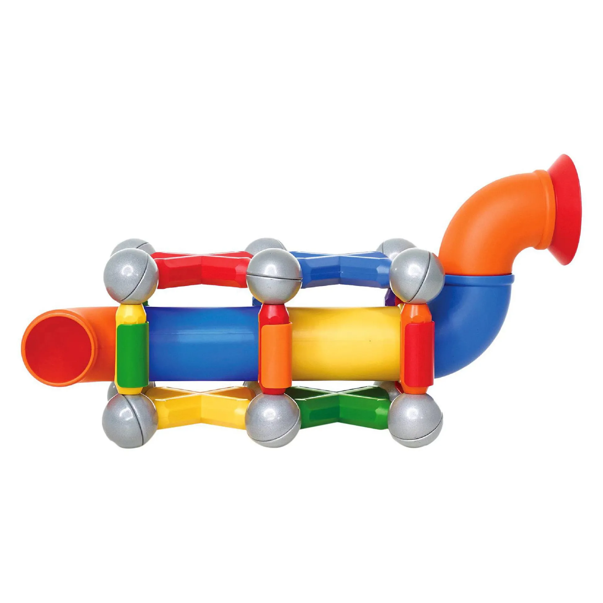 Educators Resource SmartMax 74-Piece Magnetic Discovery Mega Ball Run Set* Magnetic Tiles & Building Sets