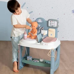 Flat River Group Smoby Baby Childcare Center Playset - Pastel with 24 Medical Toy Accessories, for Kids Age 3+* Tools & Workshops|Dress Up