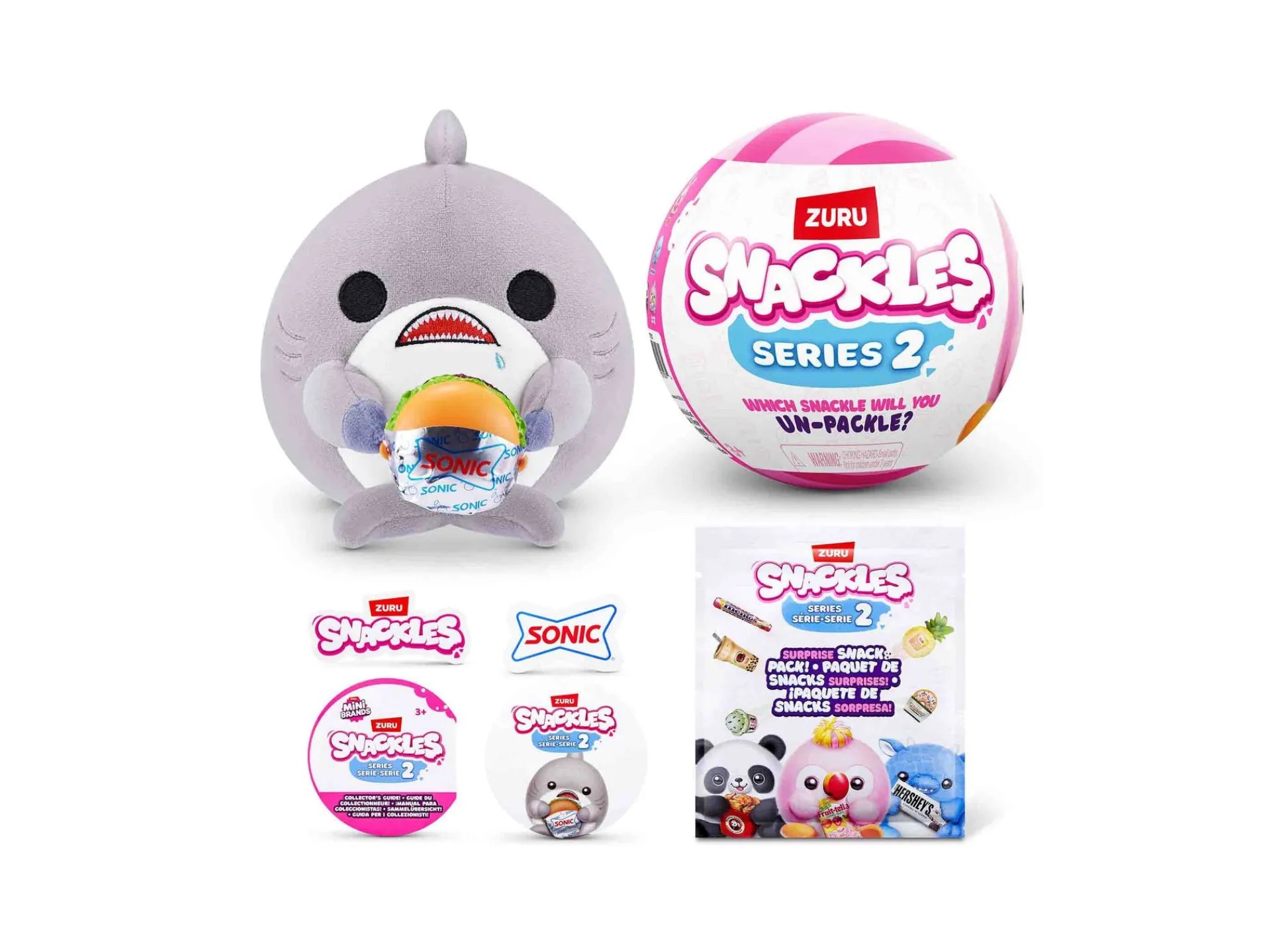 Macy's - Supplier Snackles Series 2 Mystery 5-inch Capsule Plush Toy* Stuffed Animals|Stuffed Animals & Plush Toys