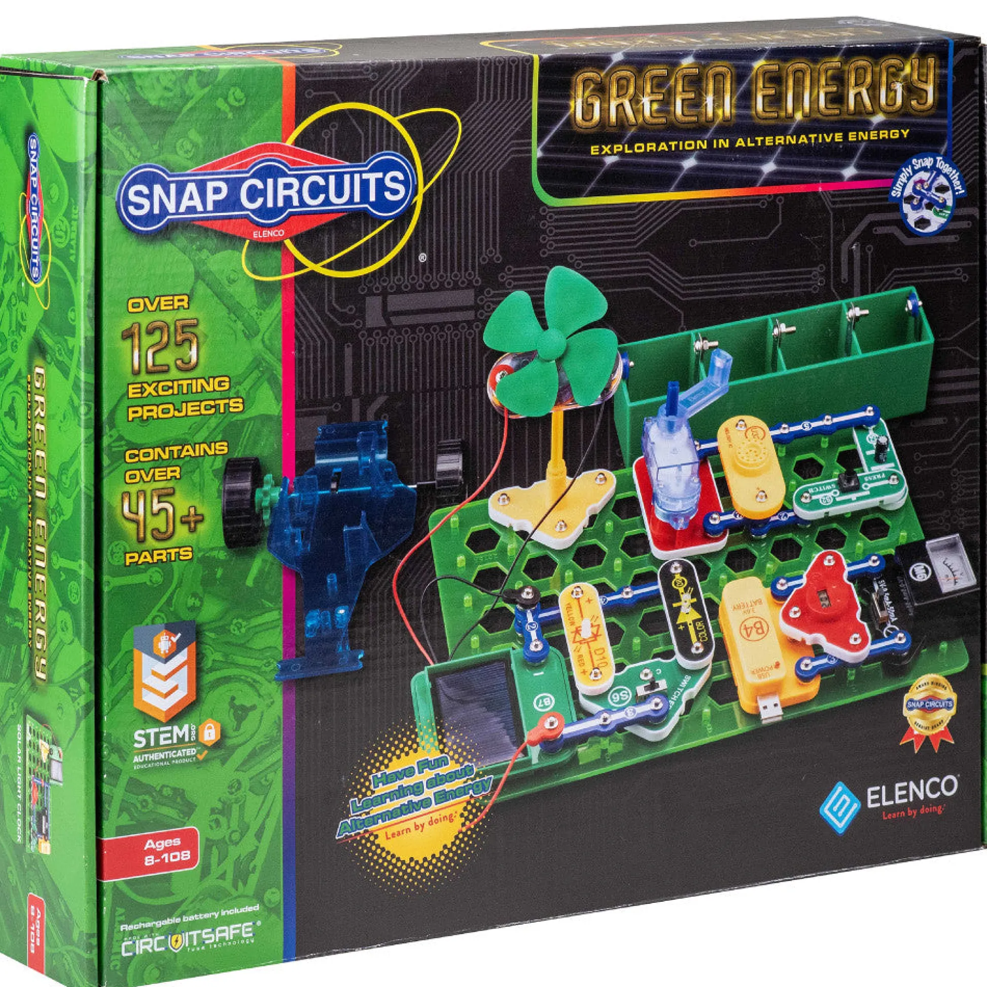 Flat River Group Snap Circuits Green Energy - Explore Renewable Energy - STEM Learning Toy* Science Toys