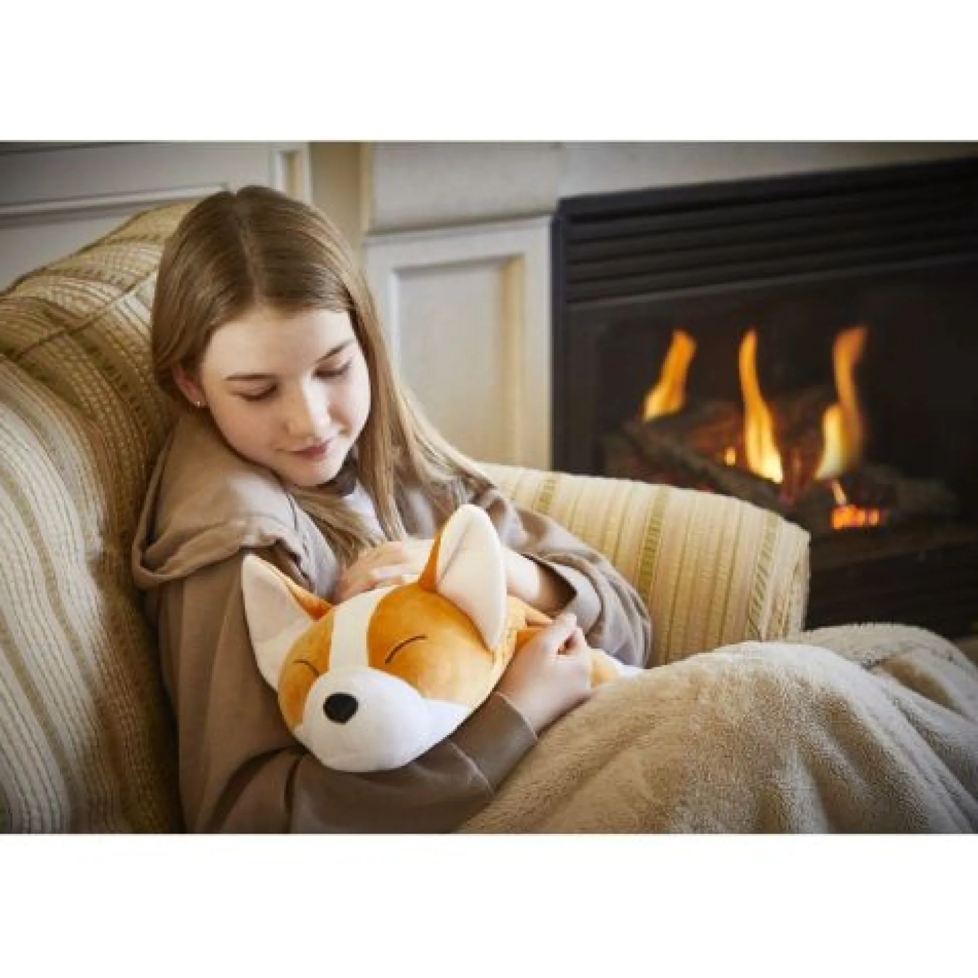 Calendar Holdings, LLC Snoozimals 20 inch Oliver the Corgi Plush - Ultra-Soft Cuddly Toy* Stuffed Animals|Stuffed Animals & Plush Toys