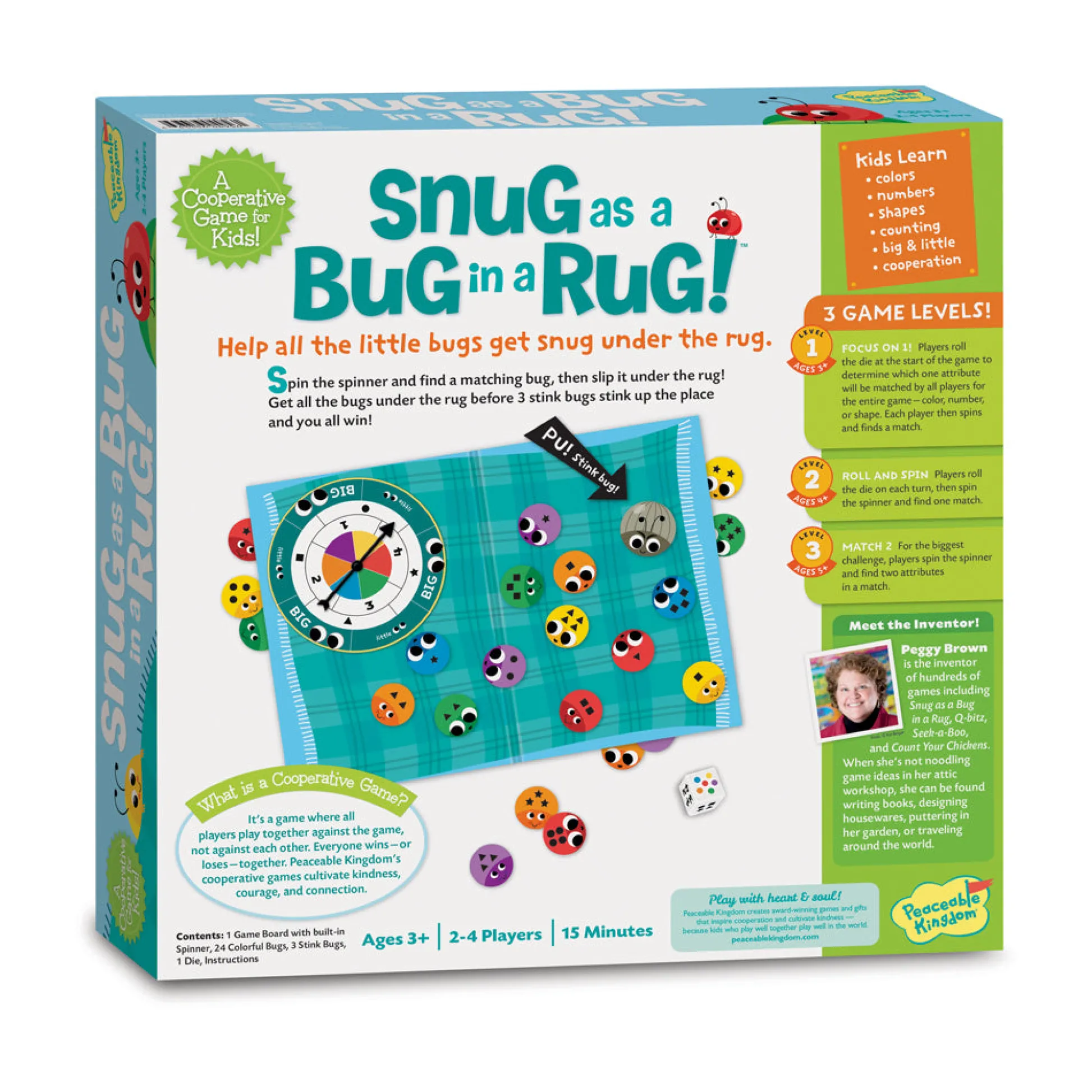 AreYouGame Snug as a Bug in a Rug Cooperative Board Game* Board Games|Role-Playing Games
