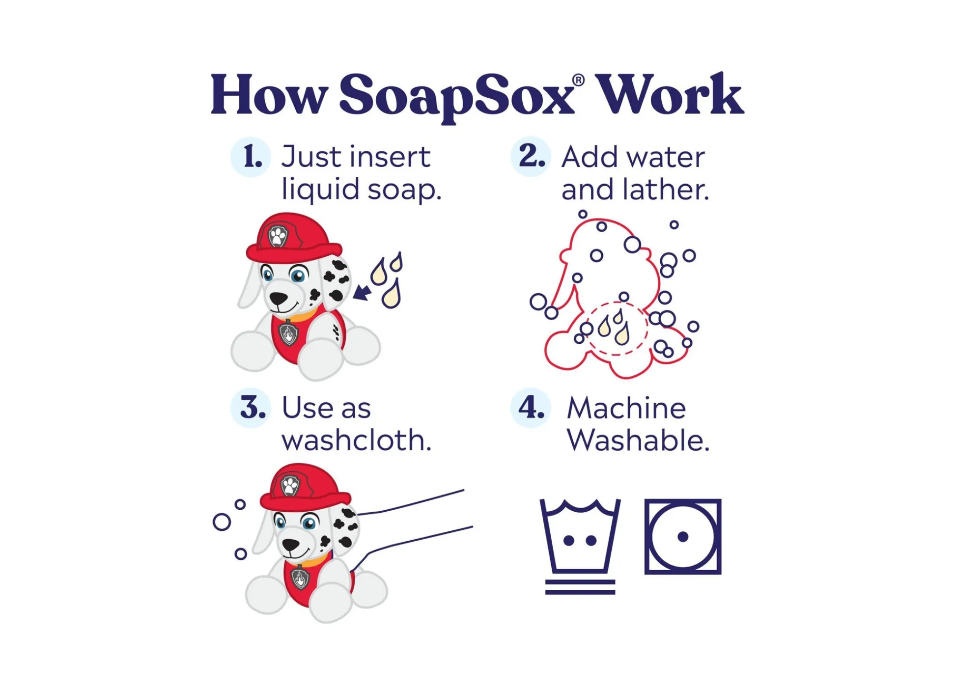 Macy's - Supplier SoapSox Paw Patrol Marshall Bath Toy Sponge* Preschool Pals|Bath Toys