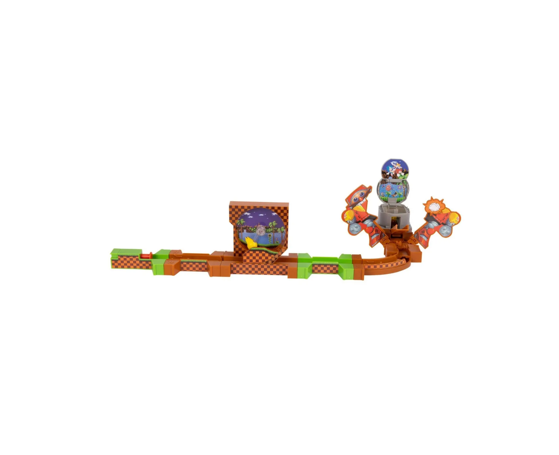 Macy's - Supplier Sonic Go-Go Racers Deluxe Diecast Playset* Playsets & Vehicles