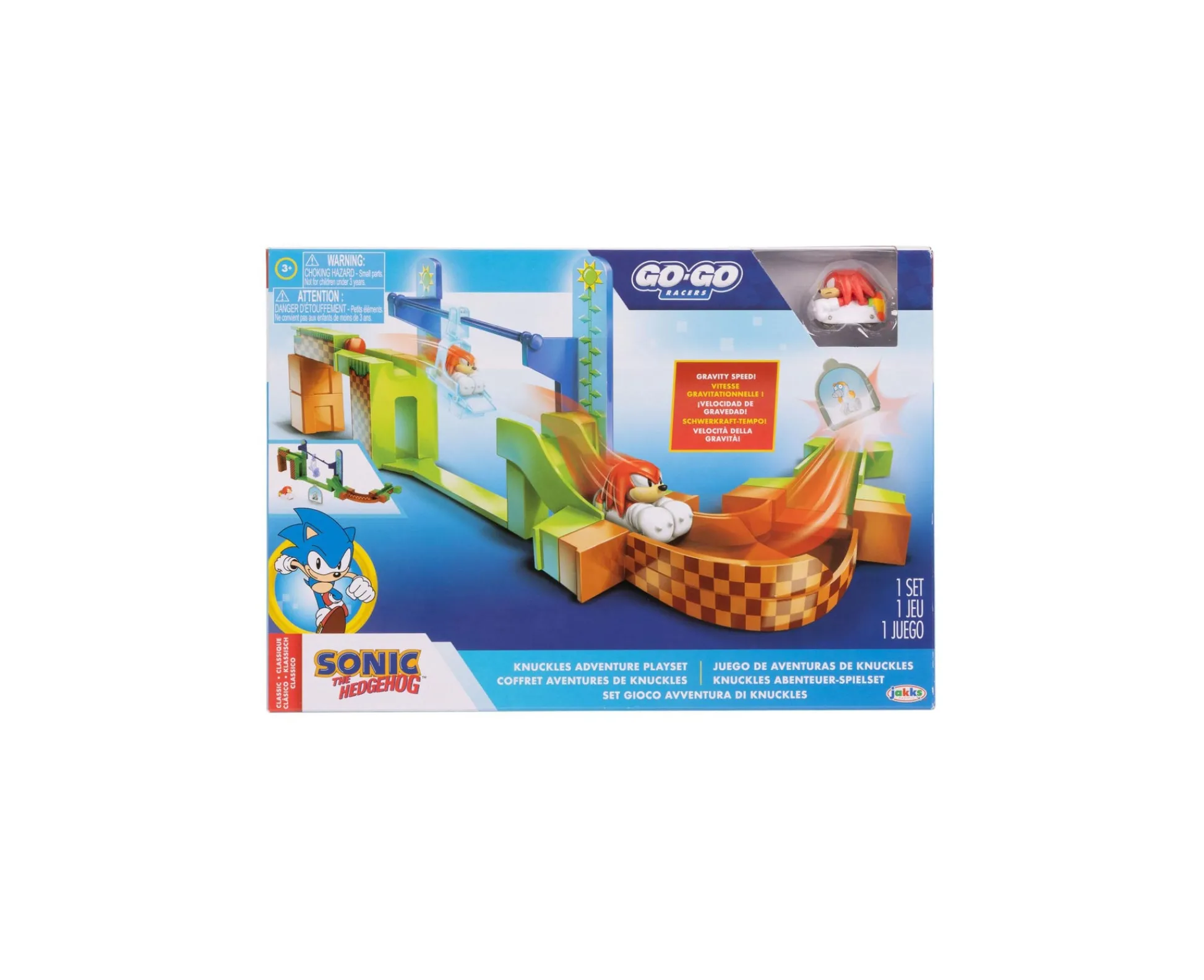 Macy's - Supplier Sonic Go-Go Racers Launcher Playset with High-Speed Track* Playsets & Vehicles