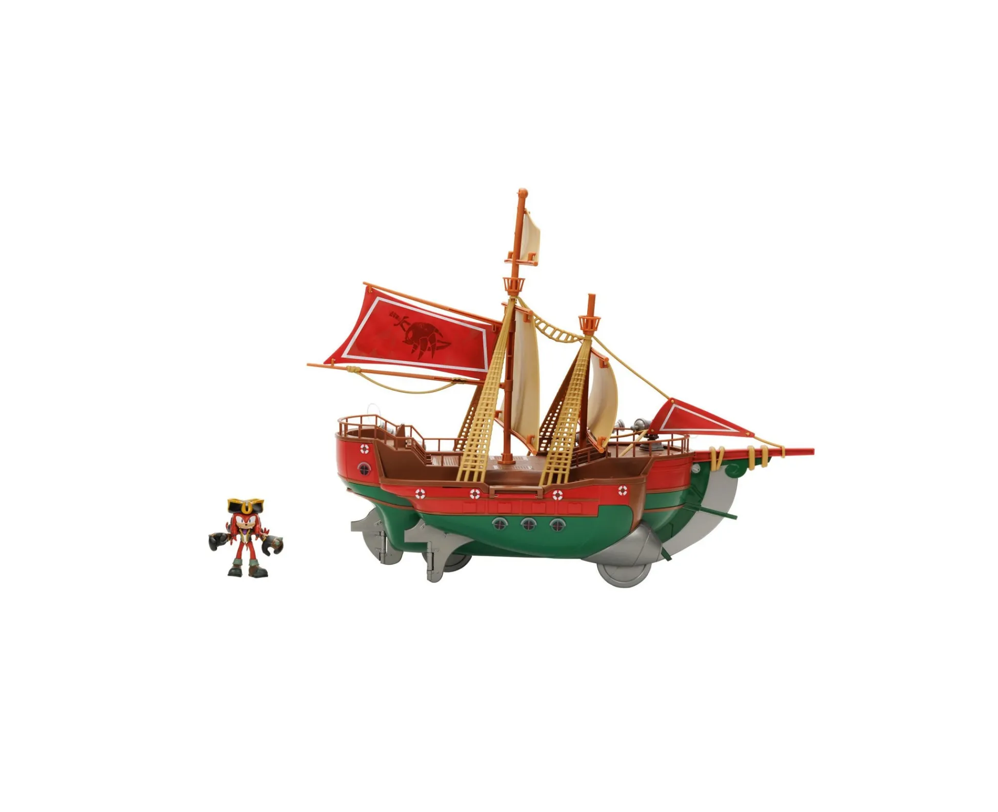 Macy's - Supplier Sonic Prime 2.5" Pirate Ship Playset with Knuckles the Dread Figure* Playsets & Vehicles