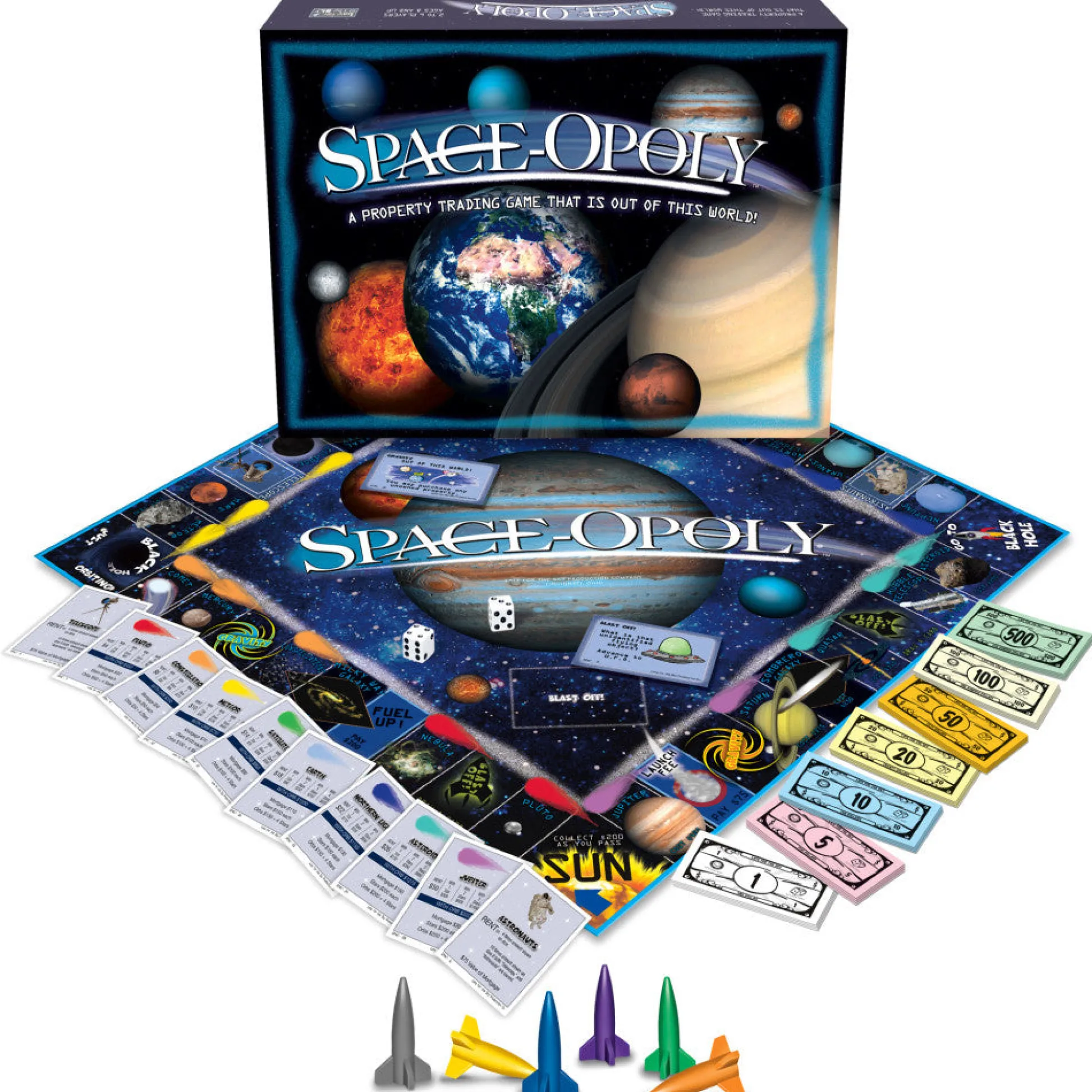 Flat River Group SPACEOPOLY Universe Exploration Board Game* Social & Emotional Skills|Role-Playing Games
