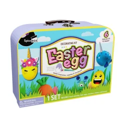 Flat River Group SpiceBox Suitcase Easter Egg Art Kit - Creative Easter Crafts Set* Crafts & Activities