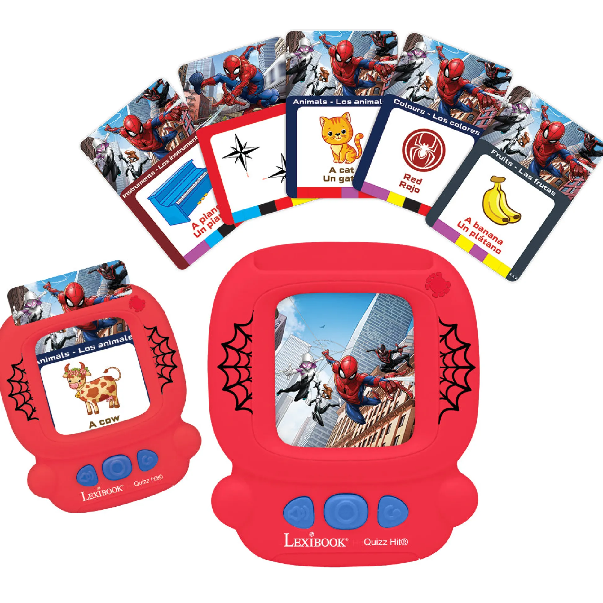 Lexibook Spider-Man Bilingual Interactive Card Reader with 200 Educational Cards* Preschool Education Toys & Activities