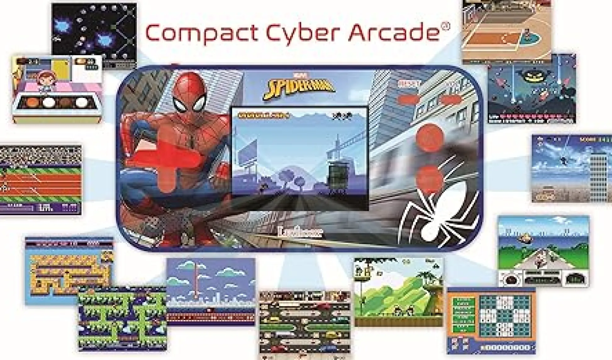 Lexibook Spider-Man Compact Cyber Arcade Handheld Gaming Console* Electronics