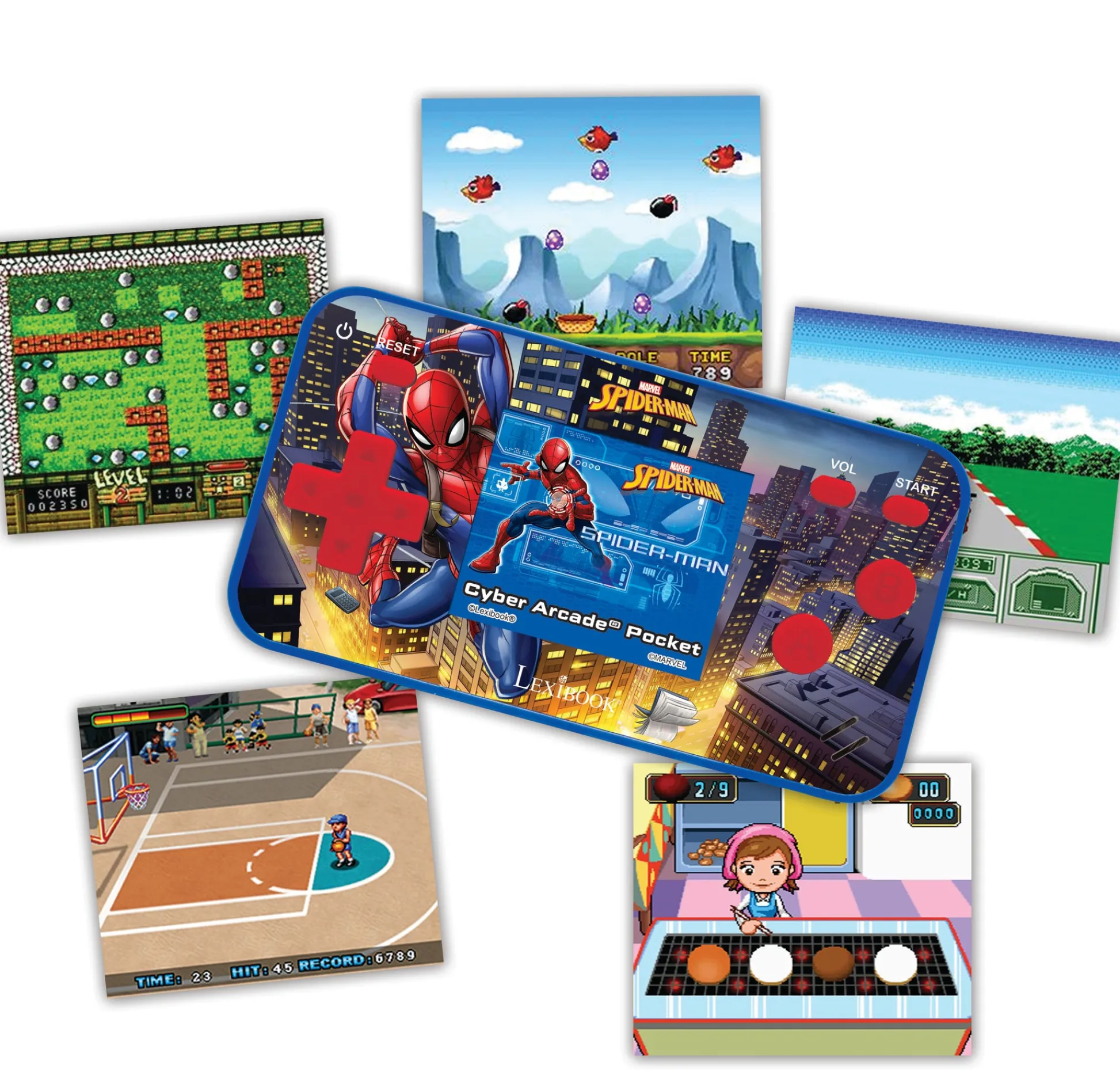 Lexibook Spider-Man Handheld Console Cyber Pocket Arcade* Electronics
