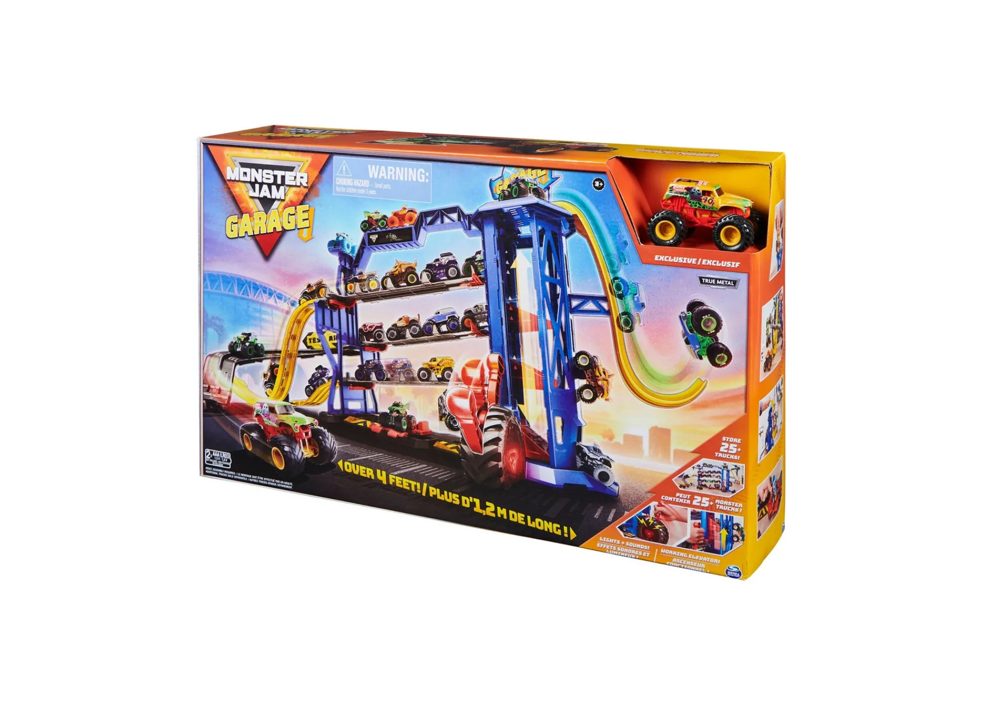 Macy's - Supplier Spin Master Monster Jam 40th Anniversary Garage Playset with Exclusive Die-Cast Truck* Playsets & Vehicles