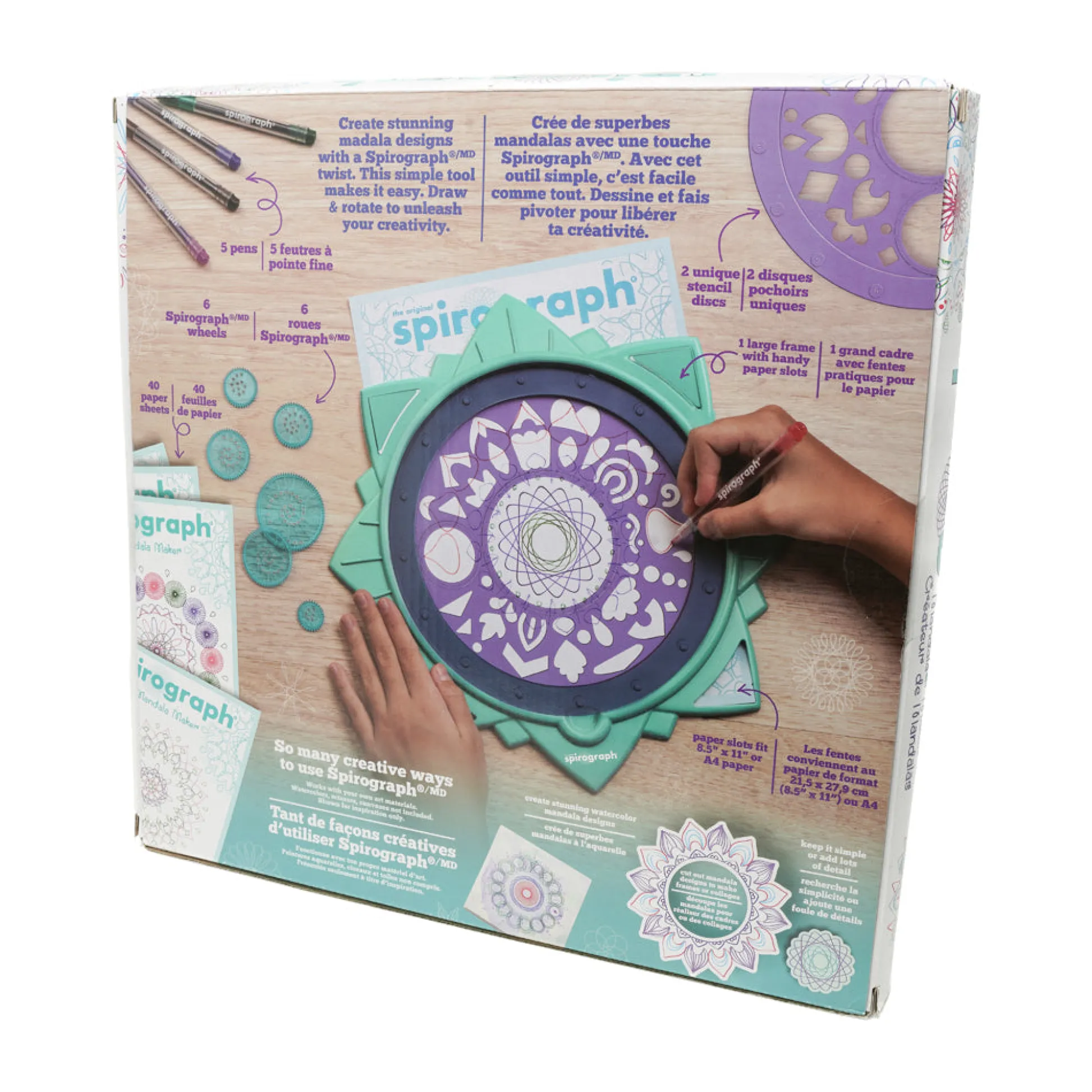 AreYouGame Spirograph Deluxe Mandala Maker Art Set* Crafts & Activities