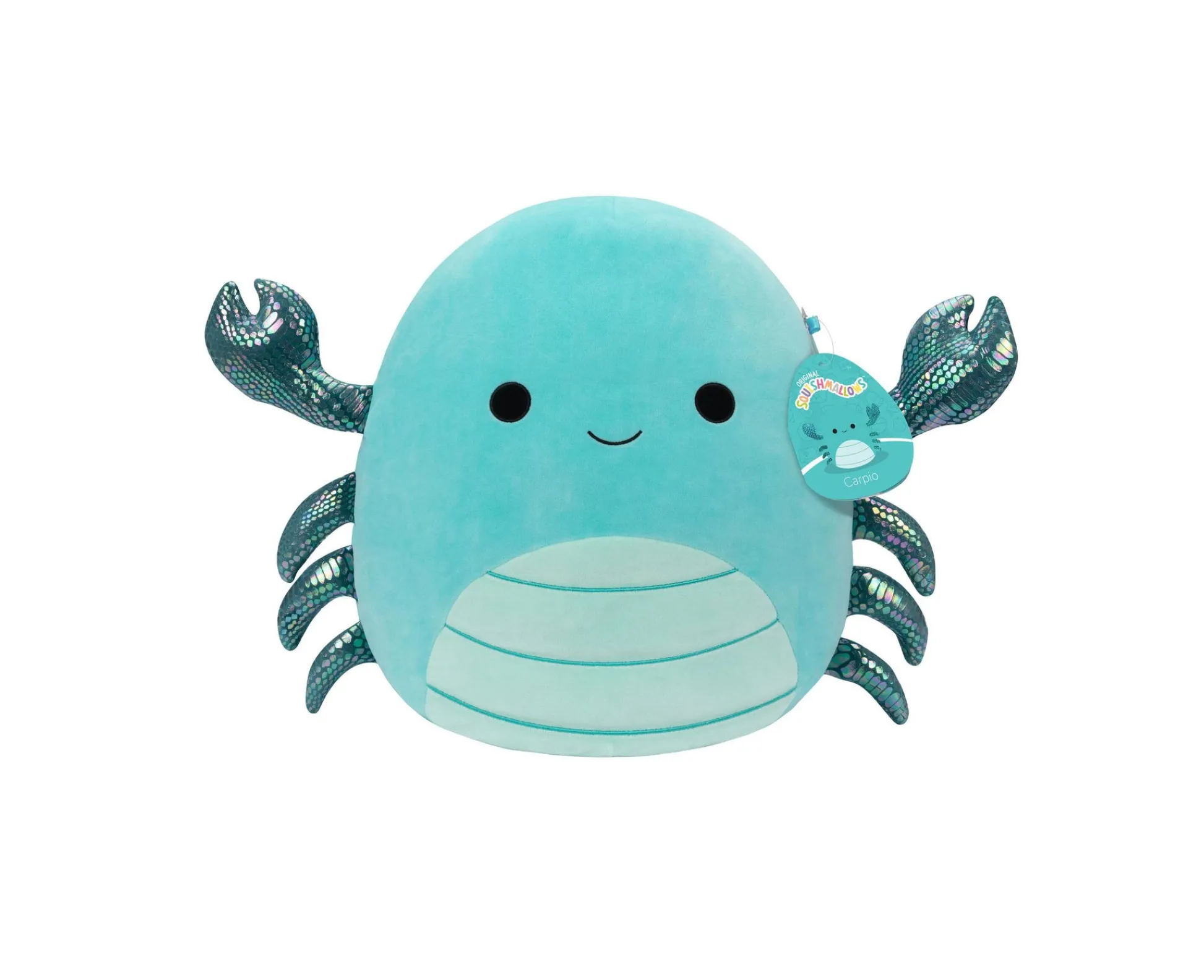 Macy's - Supplier Squishmallows 8 inch Carpio Teal Scorpion Plush* Social & Emotional Skills|Stuffed Animals