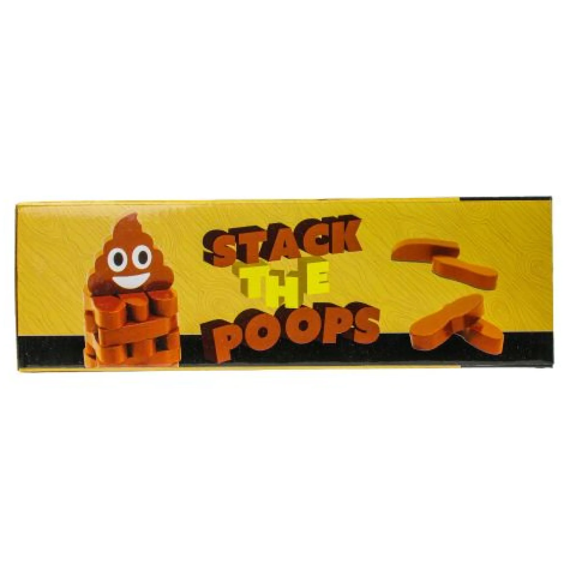Calendar Holdings, LLC Stack the Poops Wooden Tower Game - Family Fun with a Twist* Family & Entertainments Games