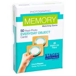 Educators Resource Stages Learning Materials - Everyday Objects Memory Game Trio* Card Games|Social & Emotional Skills