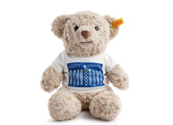 Macy's - Supplier Steiff Honey Holiday Medium 11 inch Plush Teddy Bear - Golden* Social & Emotional Skills|Stuffed Animals