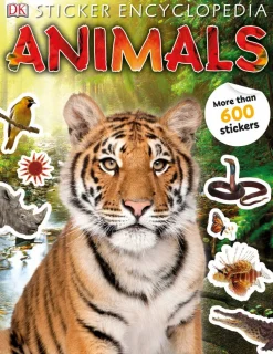 Readerlink Distribution Services Sticker Encyclopedia Animals: Over 600 Reusable Stickers* Reading, Writing & Speech