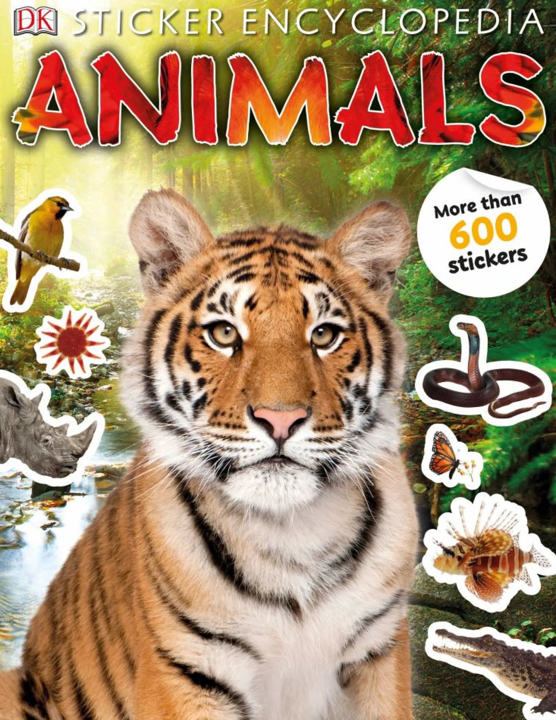 Readerlink Distribution Services Sticker Encyclopedia Animals: Over 600 Reusable Stickers* Reading, Writing & Speech