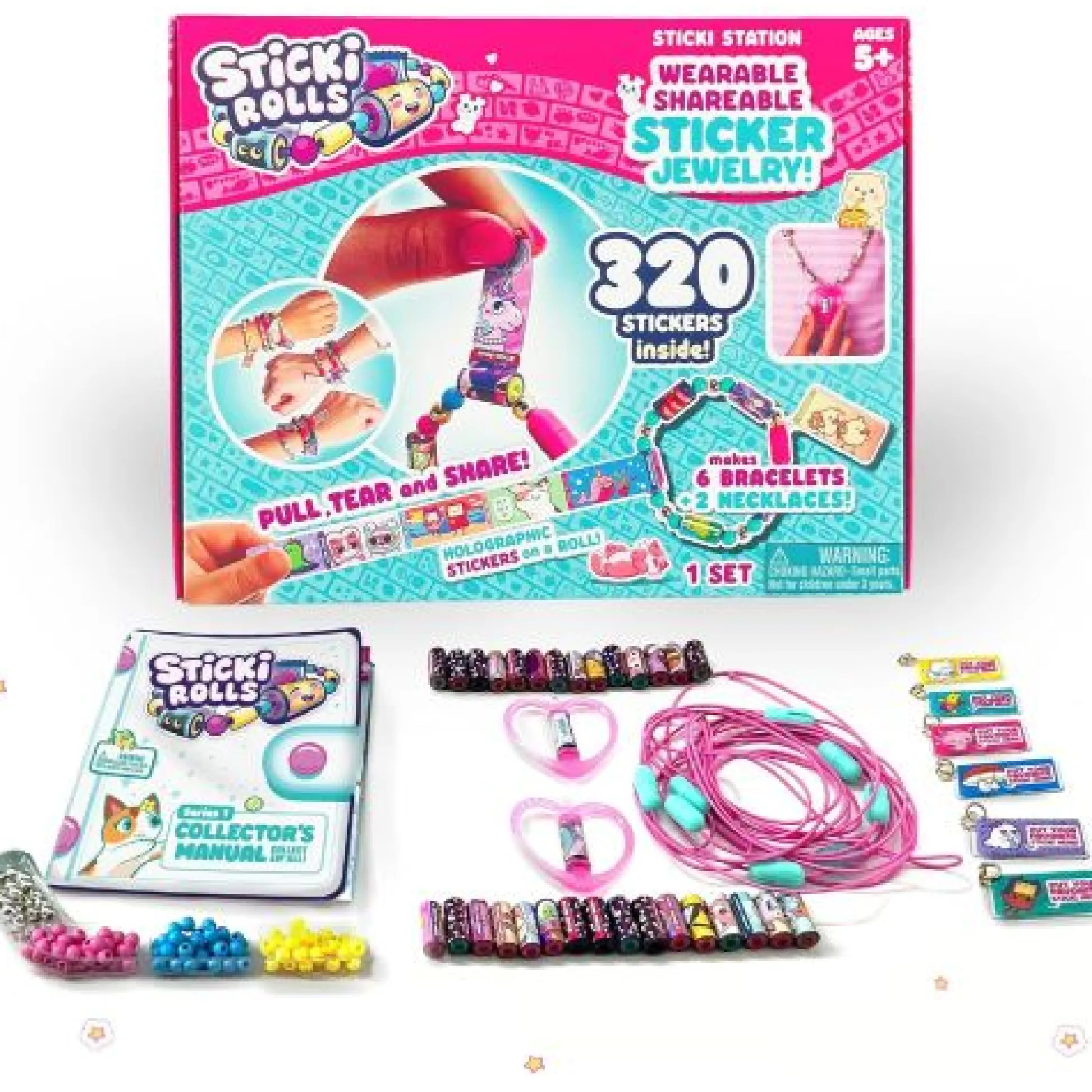 Calendar Holdings, LLC Sticki Rolls Bead Bash Jewelry Maker Kit* Crafts & Activities