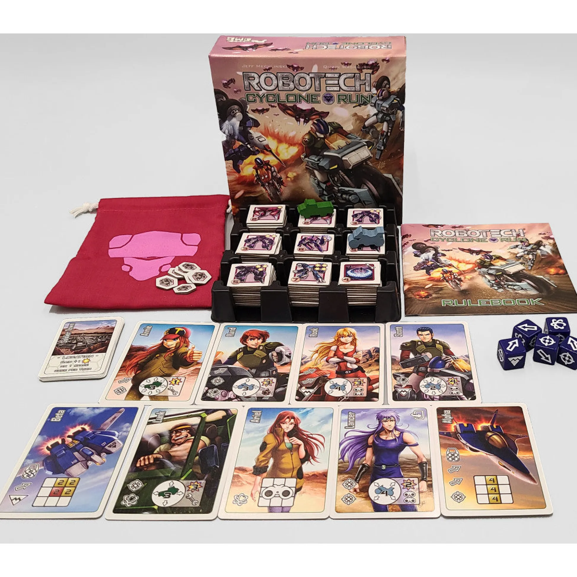 Flat River Group Strange Machine Games Robotech Cyclone Run: Dice Strategy Bonanza* Role-Playing Games|Board Games
