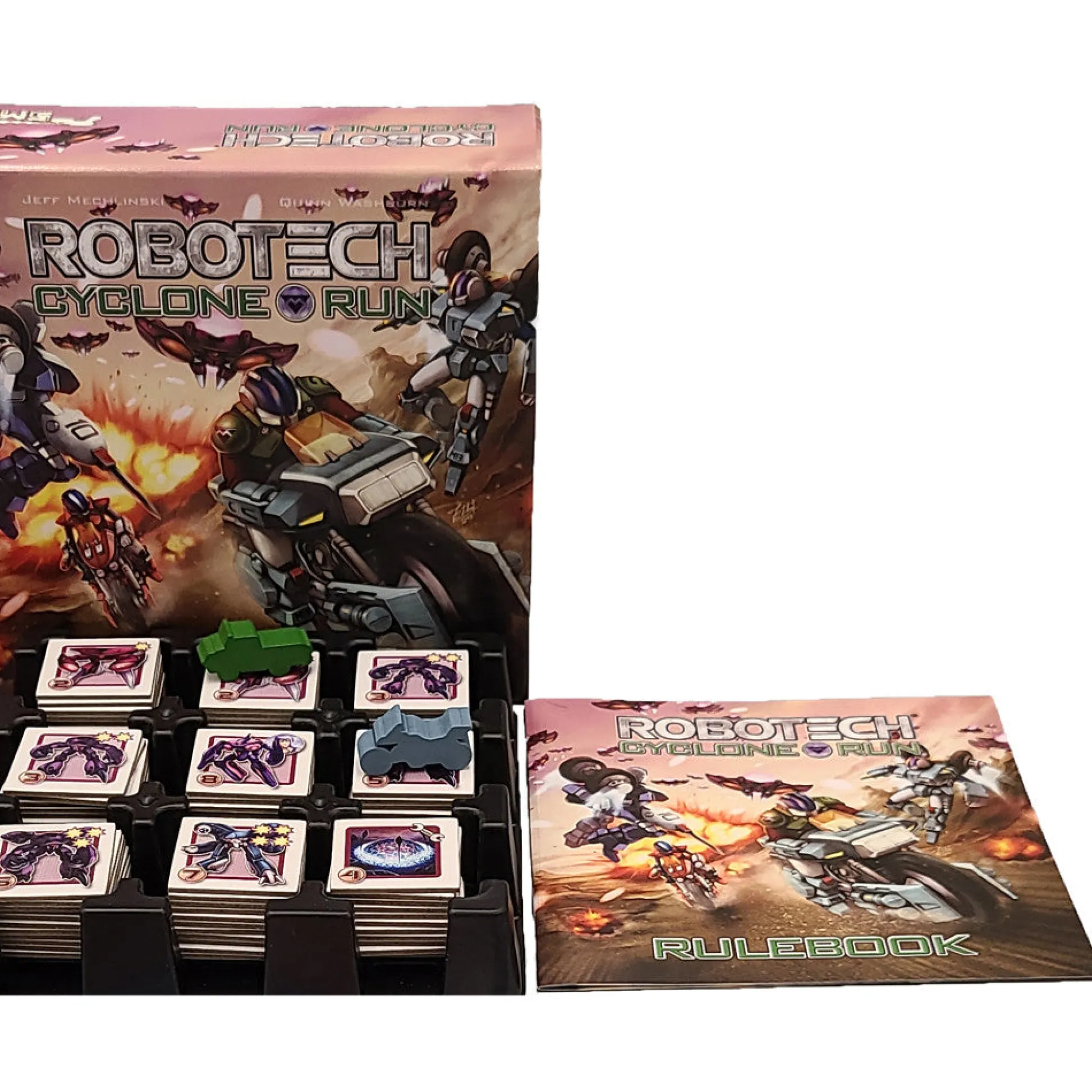 Flat River Group Strange Machine Games Robotech Cyclone Run: Dice Strategy Bonanza* Role-Playing Games|Board Games