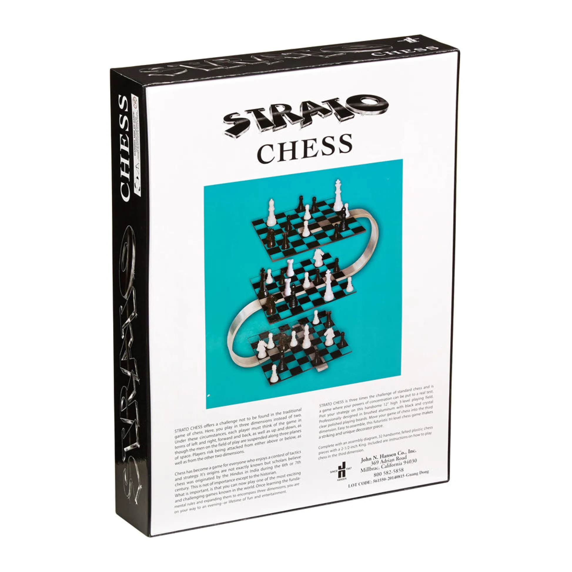 AreYouGame Strato Chess 3-Level Aluminum Edition Board Game* Board Games|Role-Playing Games