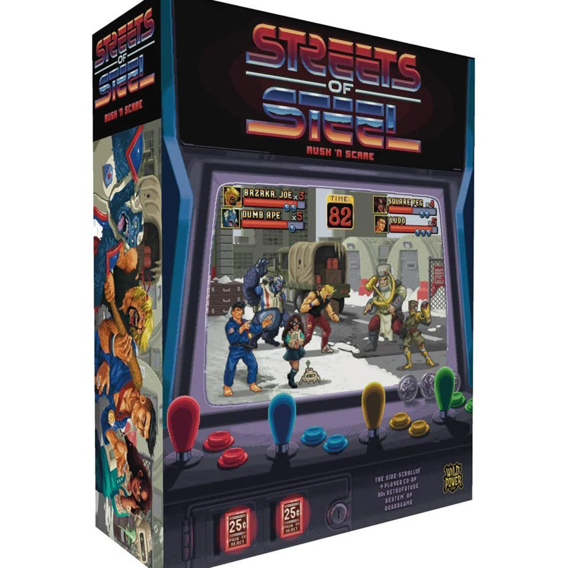 Flat River Group Streets of Steel: Rush N Scare Retro Tabletop Arcade Game* Board Games|Role-Playing Games