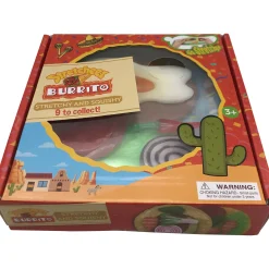 Flat River Group Stretcheez Burrito - Surprise Toppings Stretchy Toy Food Set, Roleplay Age 3+* Kitchens & Play Food|Dress Up