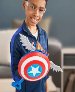 Macy's - Supplier Studios Captain America Brave New World NERF Skyshot Blaster* Marvel