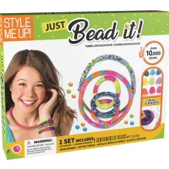 Flat River Group Style Me Up Just Bead It Deluxe DIY Jewelry Making Kit for Kids* Crafts & Activities