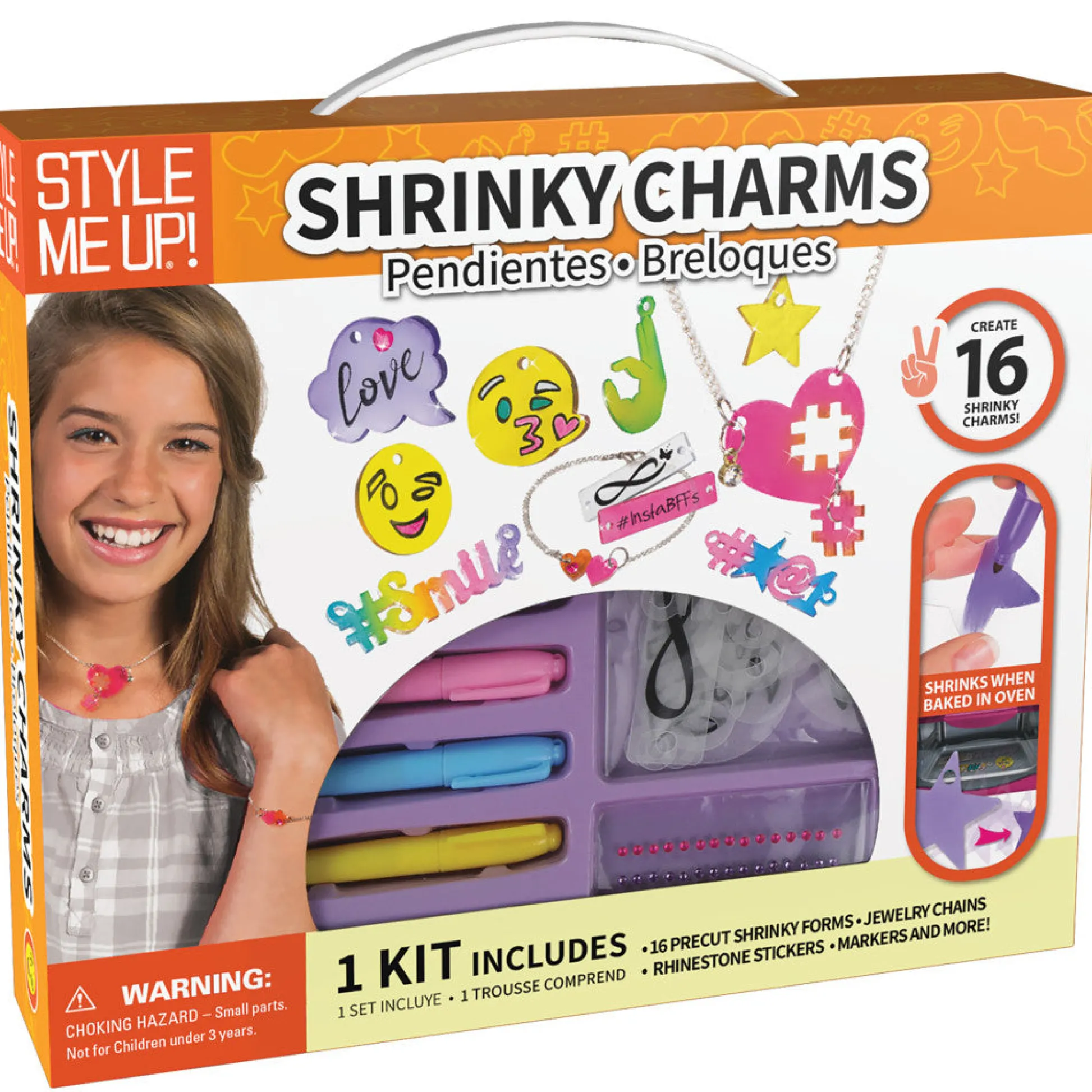 Flat River Group Style Me Up Shrinky Charms Creative Crafting Kit for Kids* Crafts & Activities
