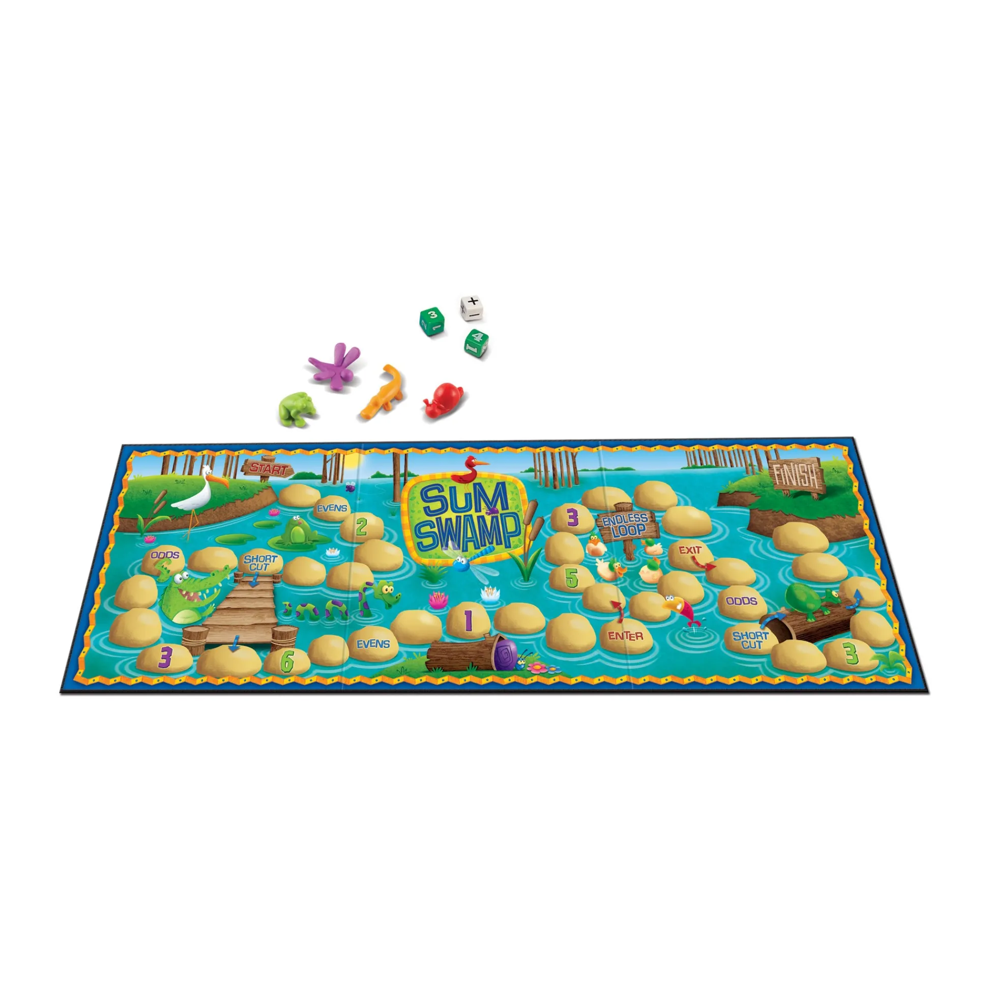 AreYouGame Sum Swamp Math Adventure Game - Addition & Subtraction Fun* Role-Playing Games|Board Games