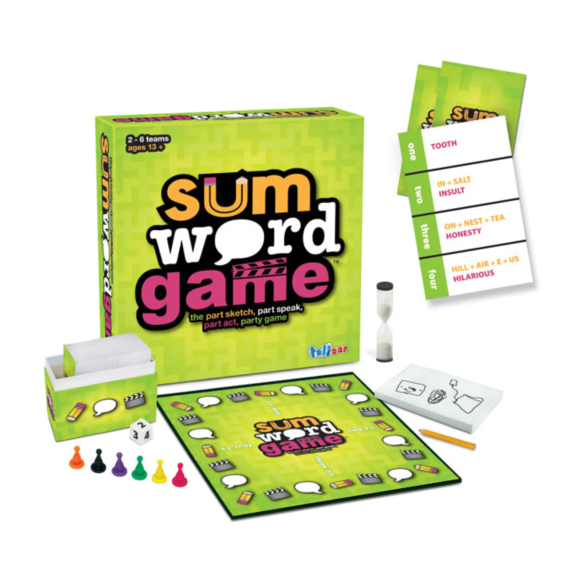 AreYouGame Sum Word Game Multi-Team Party Challenge* Family & Entertainments Games|Social & Emotional Skills