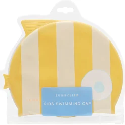 Flat River Group Sunnylife Finn The Fish Kids' Silicone Swim Cap, Ages 3-9* Swimming Pools & Water Toys