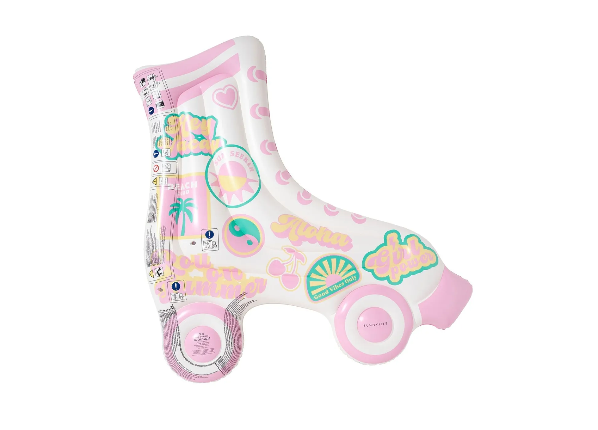 Flat River Group Sunnylife Kids Roller Skate Pool Float - Summer Sherbert Lie-On Lounge* Swimming Pools & Water Toys