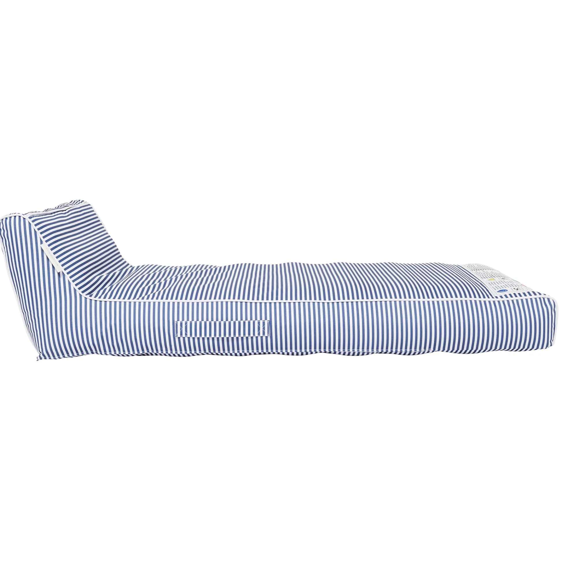 Flat River Group Sunnylife Luxe Lie-On Lounger - Le Weekend Navy - Inflatable Pool Float with Removable Cover* Swimming Pools & Water Toys