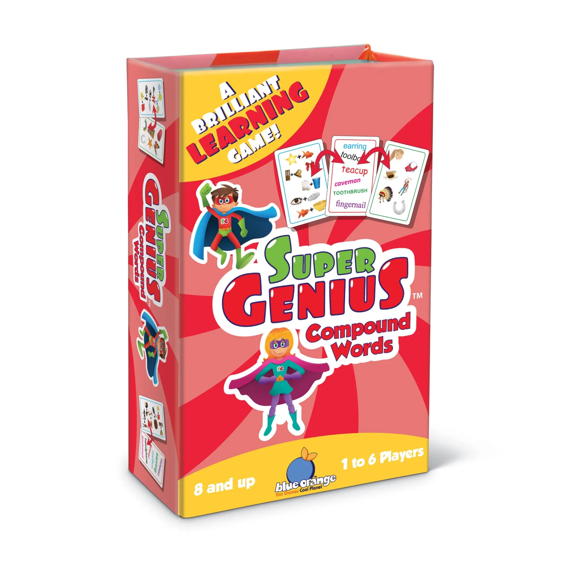 AreYouGame Super Genius - Compound Words Educational Matching Game* Card Games