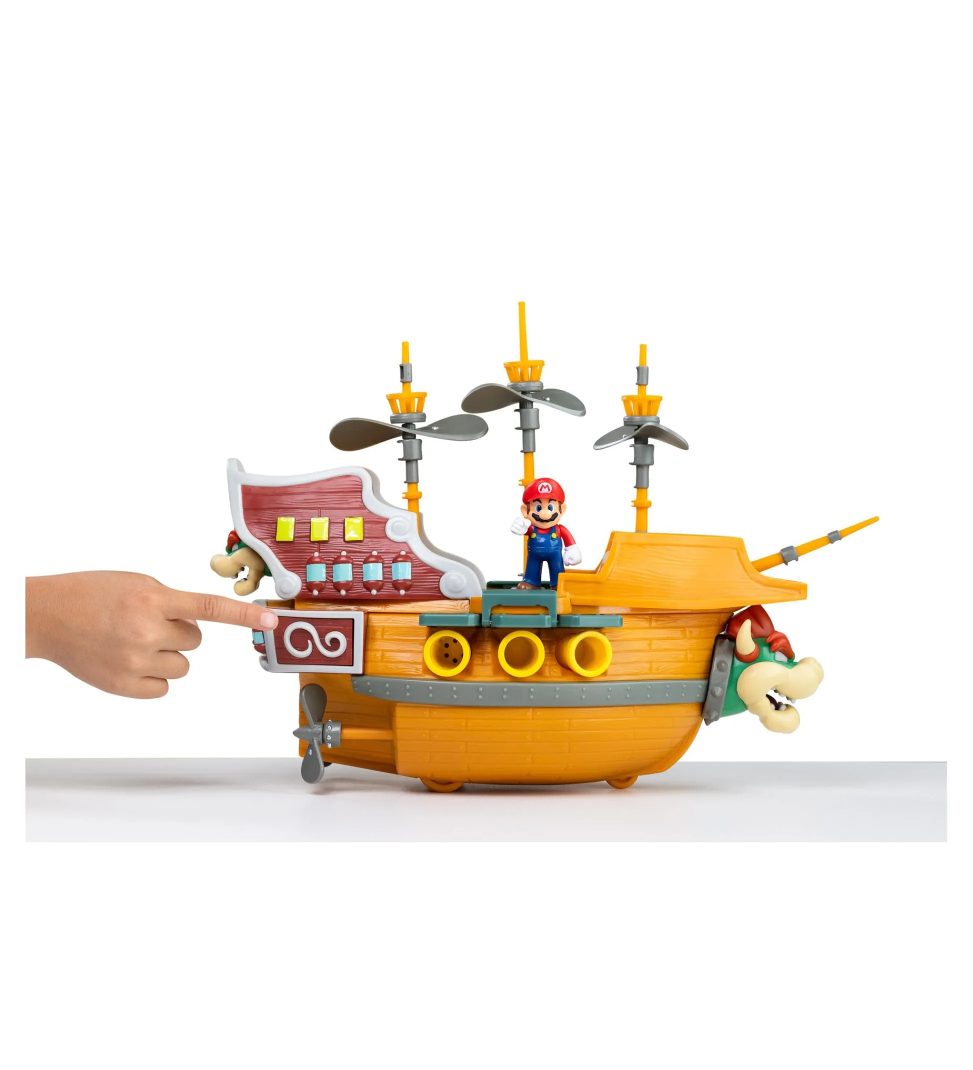 Macy's - Supplier Super Mario Deluxe Bowsers Ship Playset* Playsets & Vehicles