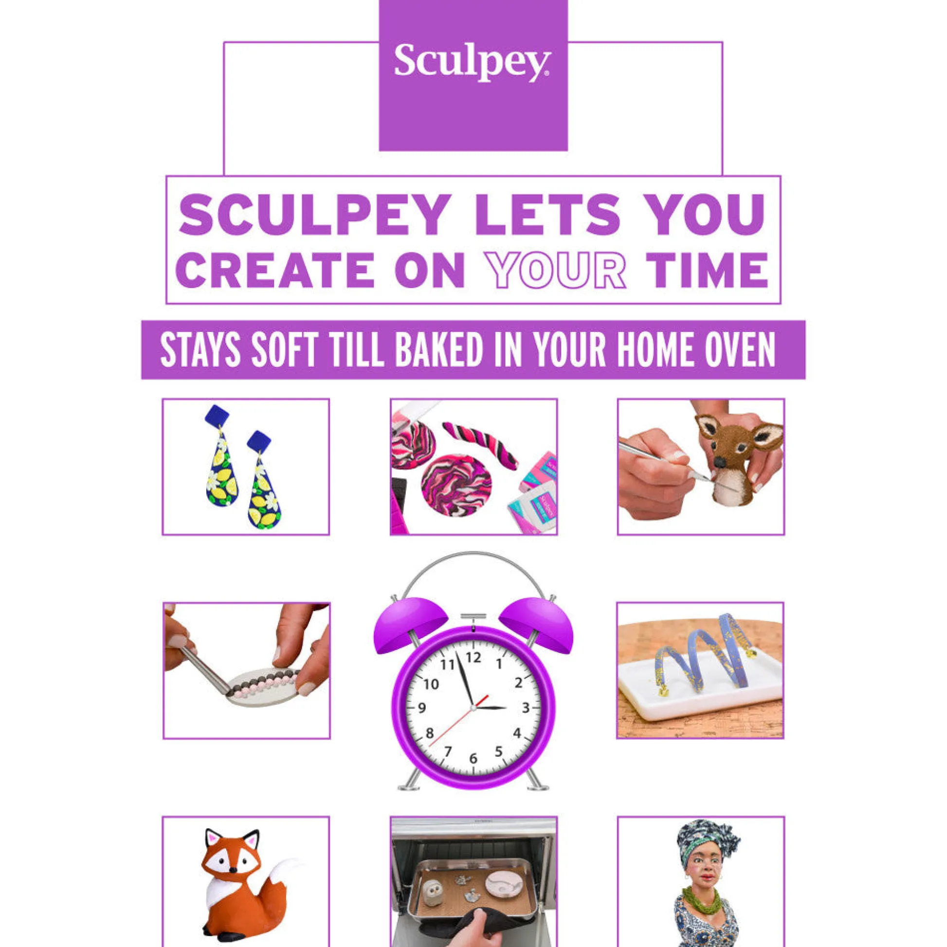 Flat River Group Super Sculpey Ultralight: Creative White Polymer Clay - 8oz Pack* Clay, Dough & Sand Art