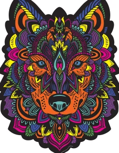 The Distribution Solutions Sure-Lox Hidden Shapes Wolf Jigsaw Puzzle - 300 pc* Puzzles