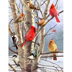 Calendar Holdings, LLC Susan Winget Winter Birds Christmas Jigsaw Puzzle - 1000 pc* Puzzles