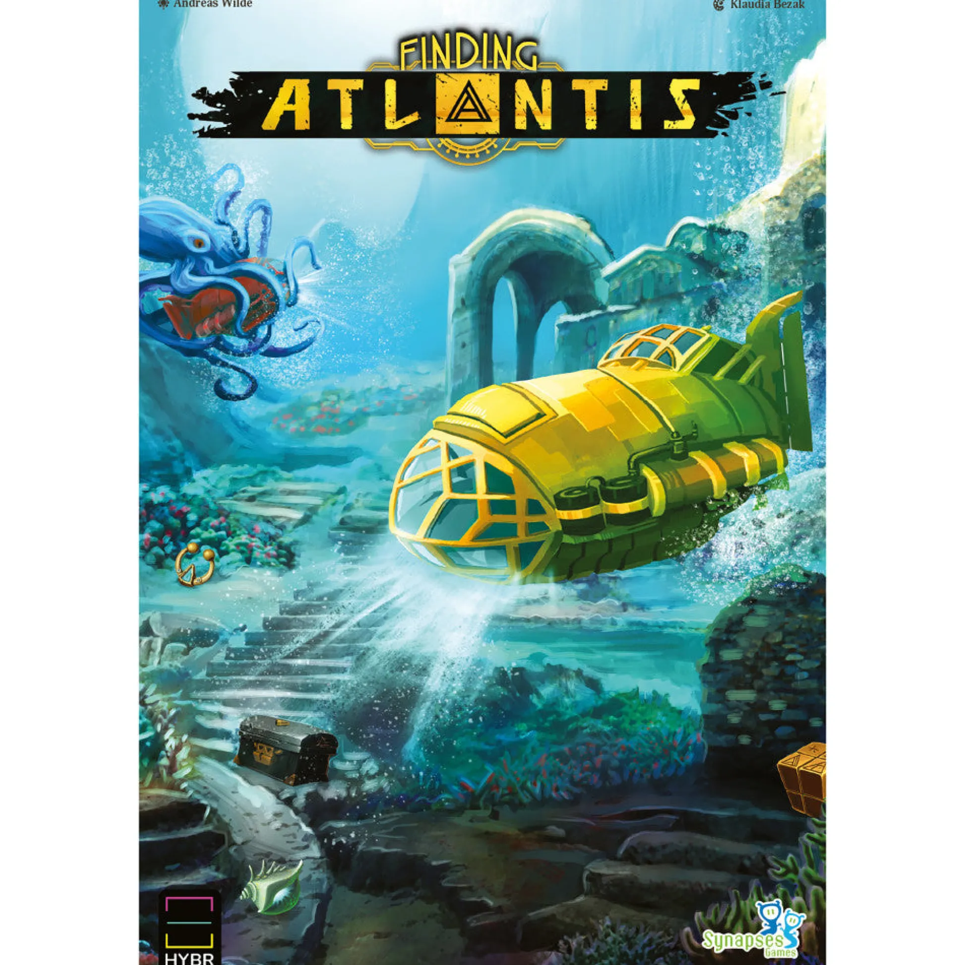 Flat River Group Synapses Games: Finding Atlantis - Ultimate Exploration & Deduction Game for Ages 14+* Role-Playing Games|Board Games