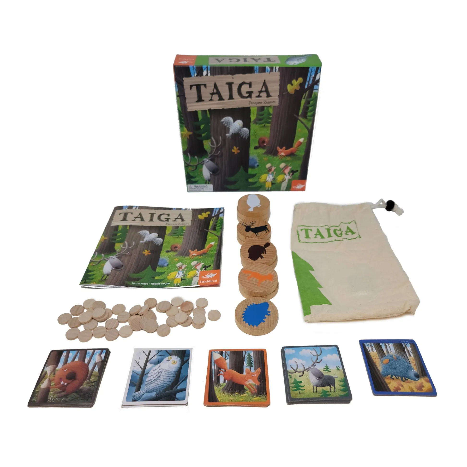 AreYouGame Taiga Wilderness Memory Game - Discover Hidden Animals* Family & Entertainments Games