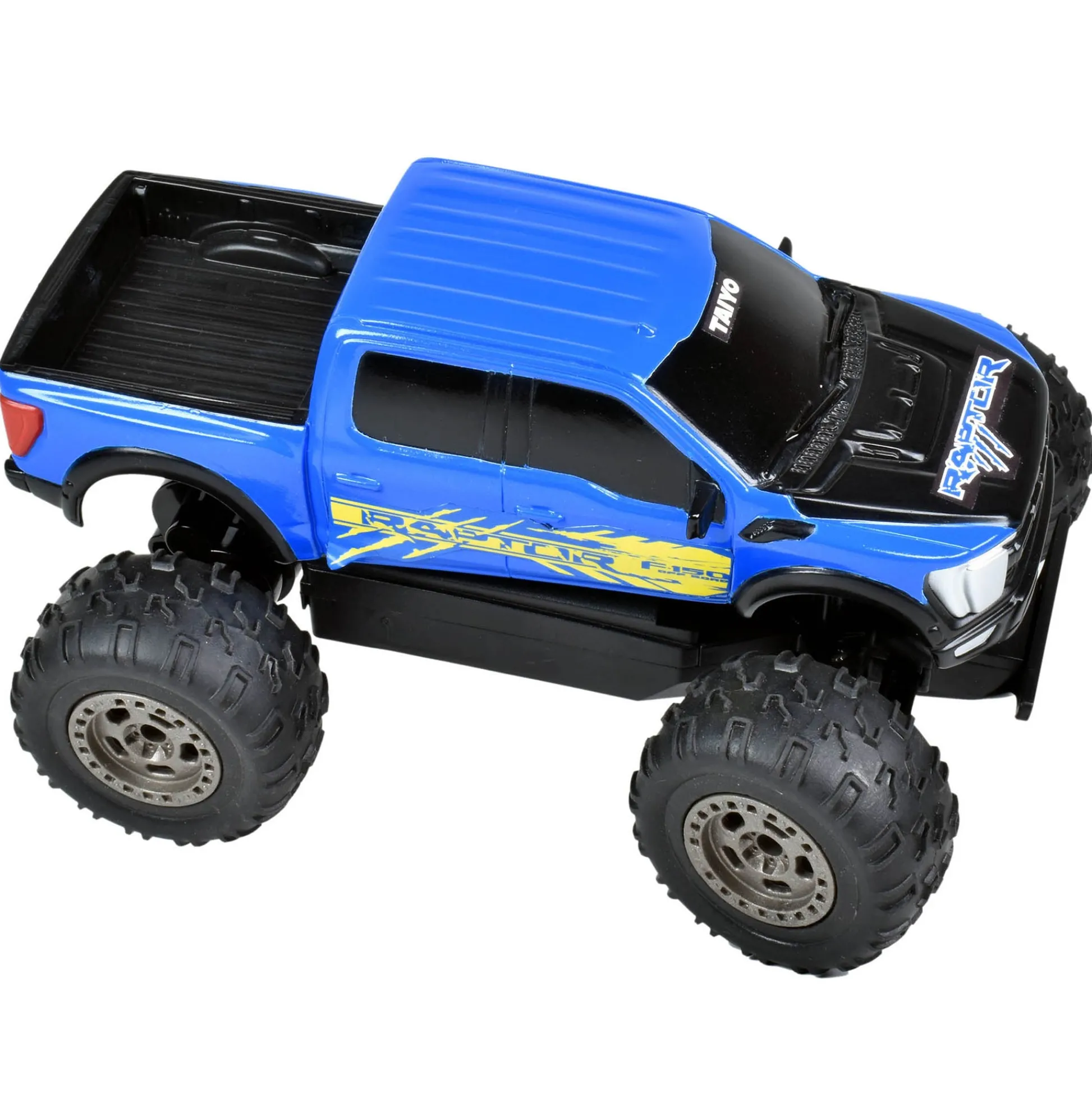 Flat River Group Taiyo Ford Raptor RC Truck - Blue & Yellow - 1:22 Scale* Rc Cars & Flight