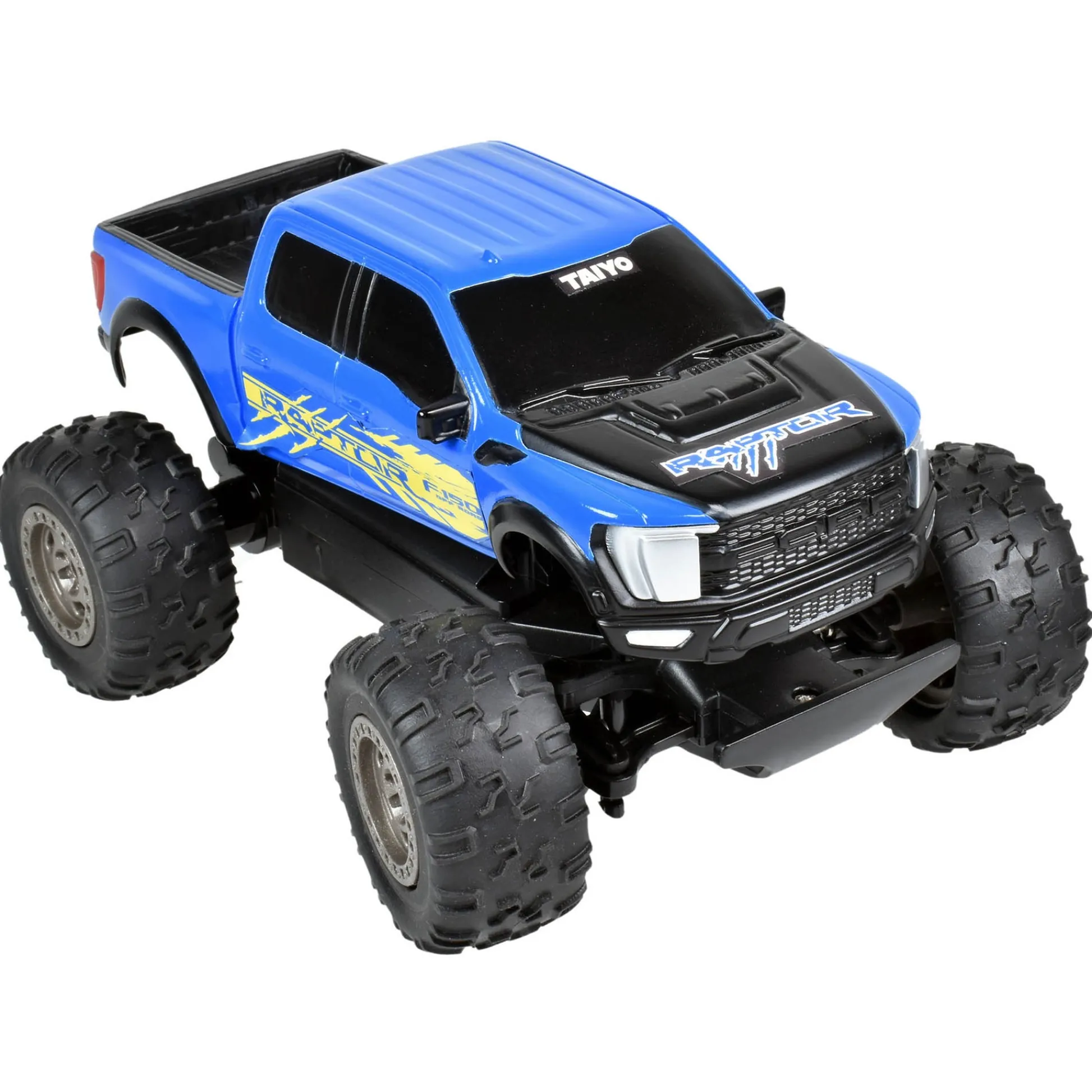 Flat River Group Taiyo Ford Raptor RC Truck - Blue & Yellow - 1:22 Scale* Rc Cars & Flight