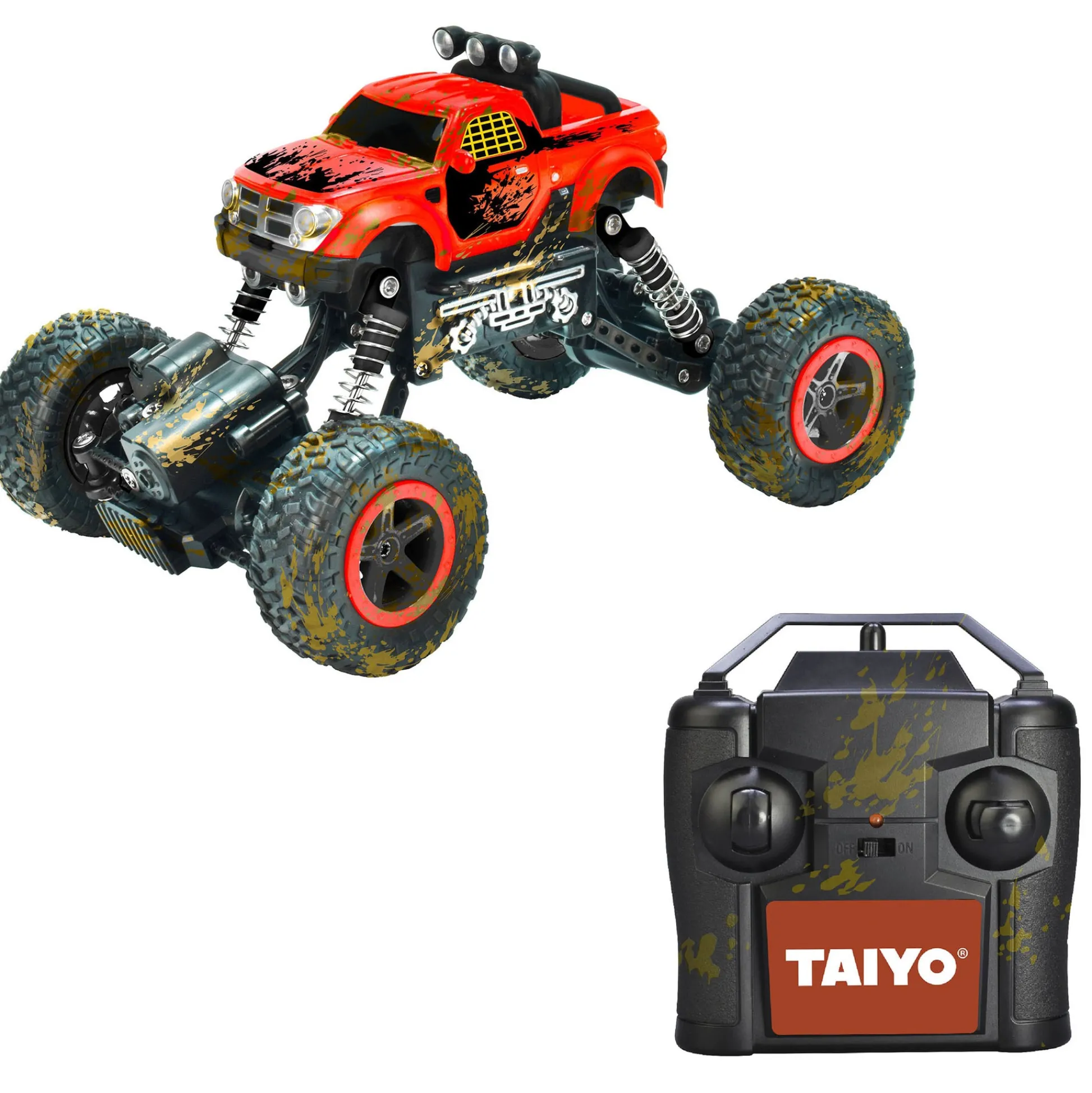 Flat River Group Taiyo Rock Crawler 1:18 Scale Radio Control Vehicle - Red* Rc Cars & Flight