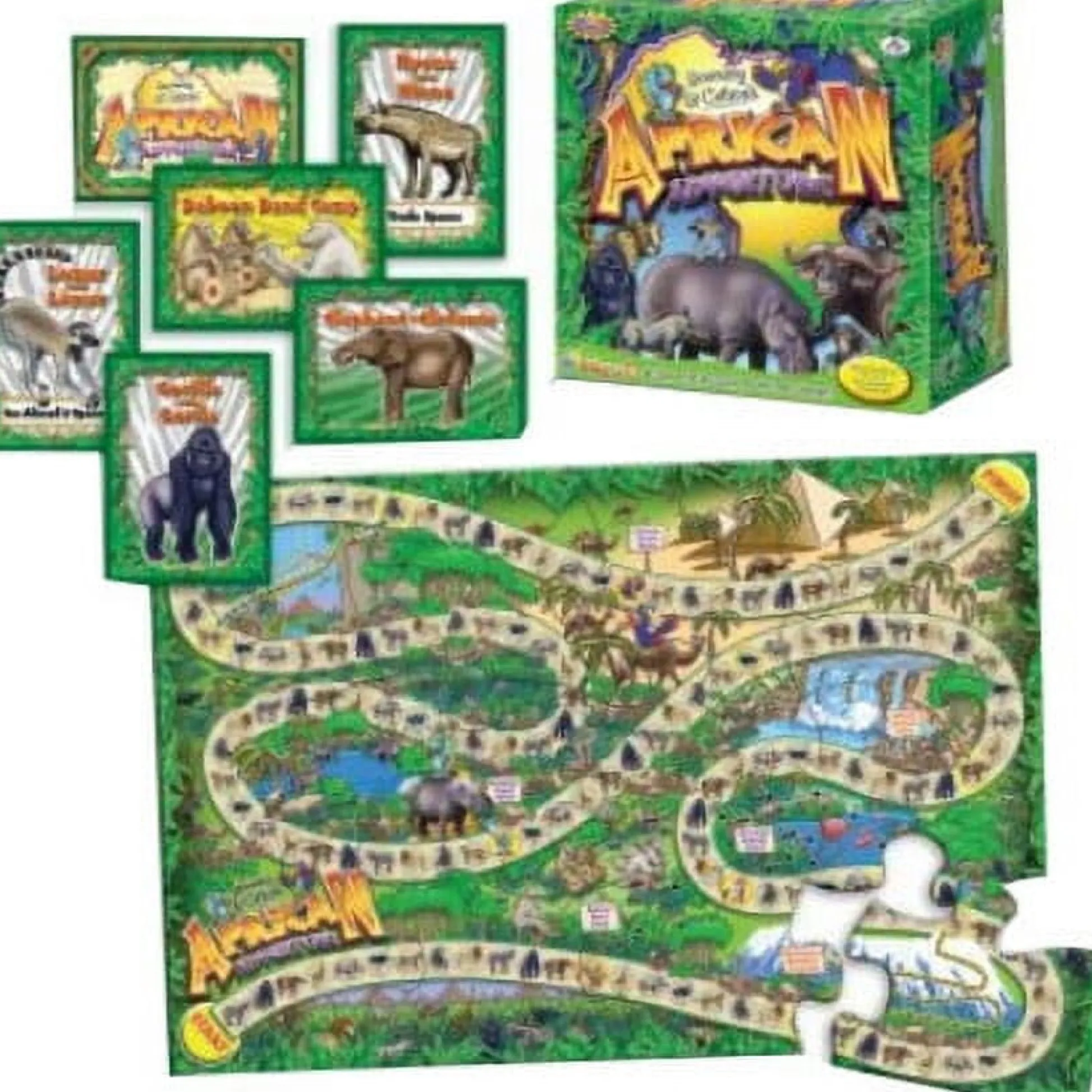 The Distribution Solutions Talicor African Adventure Bilingual Jungle Puzzle Game* Toddler & Preschool Games & Puzzles|Puzzles