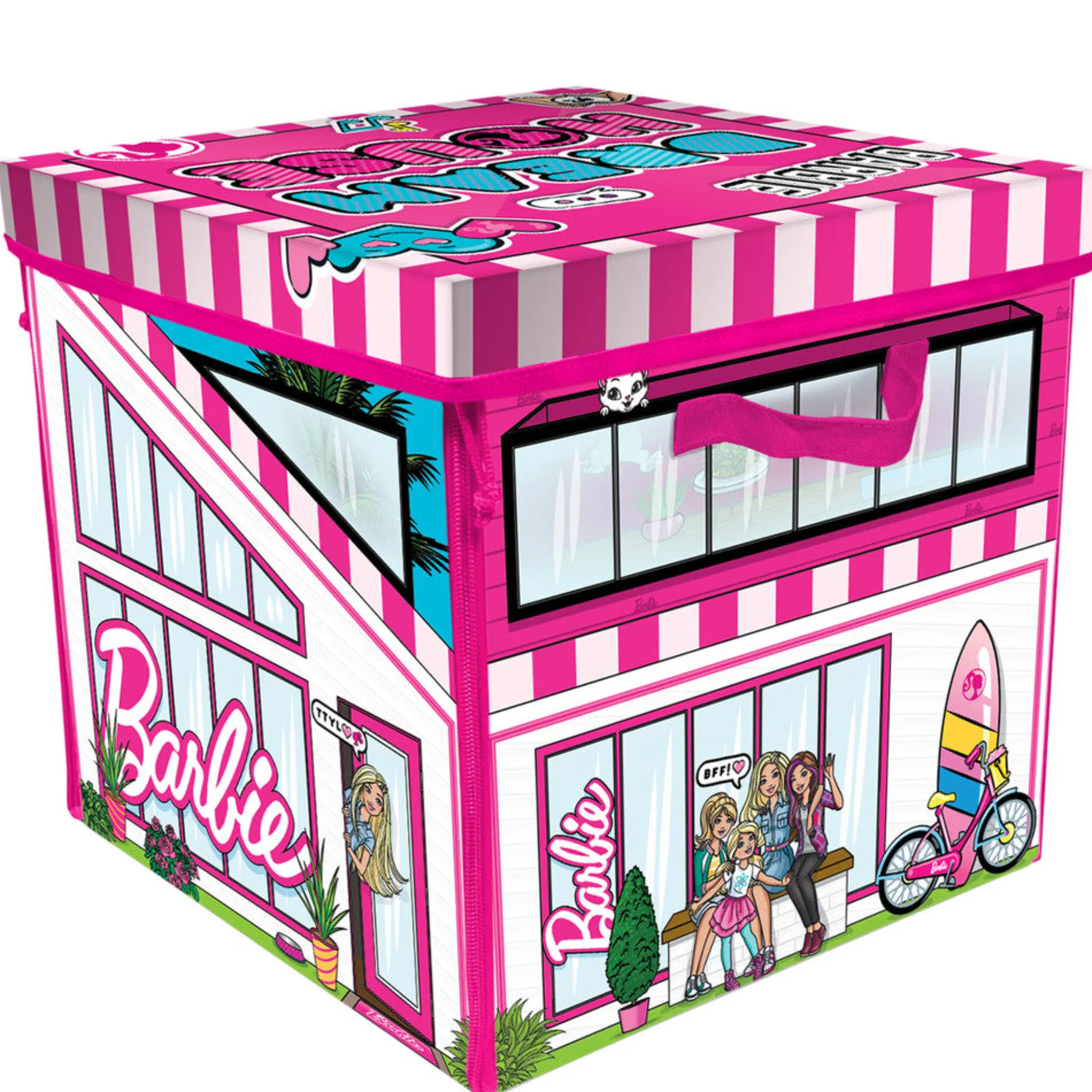 Flat River Group Tara Toy Barbie ZipBin Dreamhouse Playset and Storage Box* Doll Houses, Furniture & Accessories|Stuffed Animals & Plush Toys